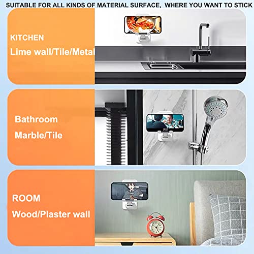 AiGyonx Chuveiro / espelho / parede / suporte de telefone de mesa / suporte de rotação fixa fixa, di