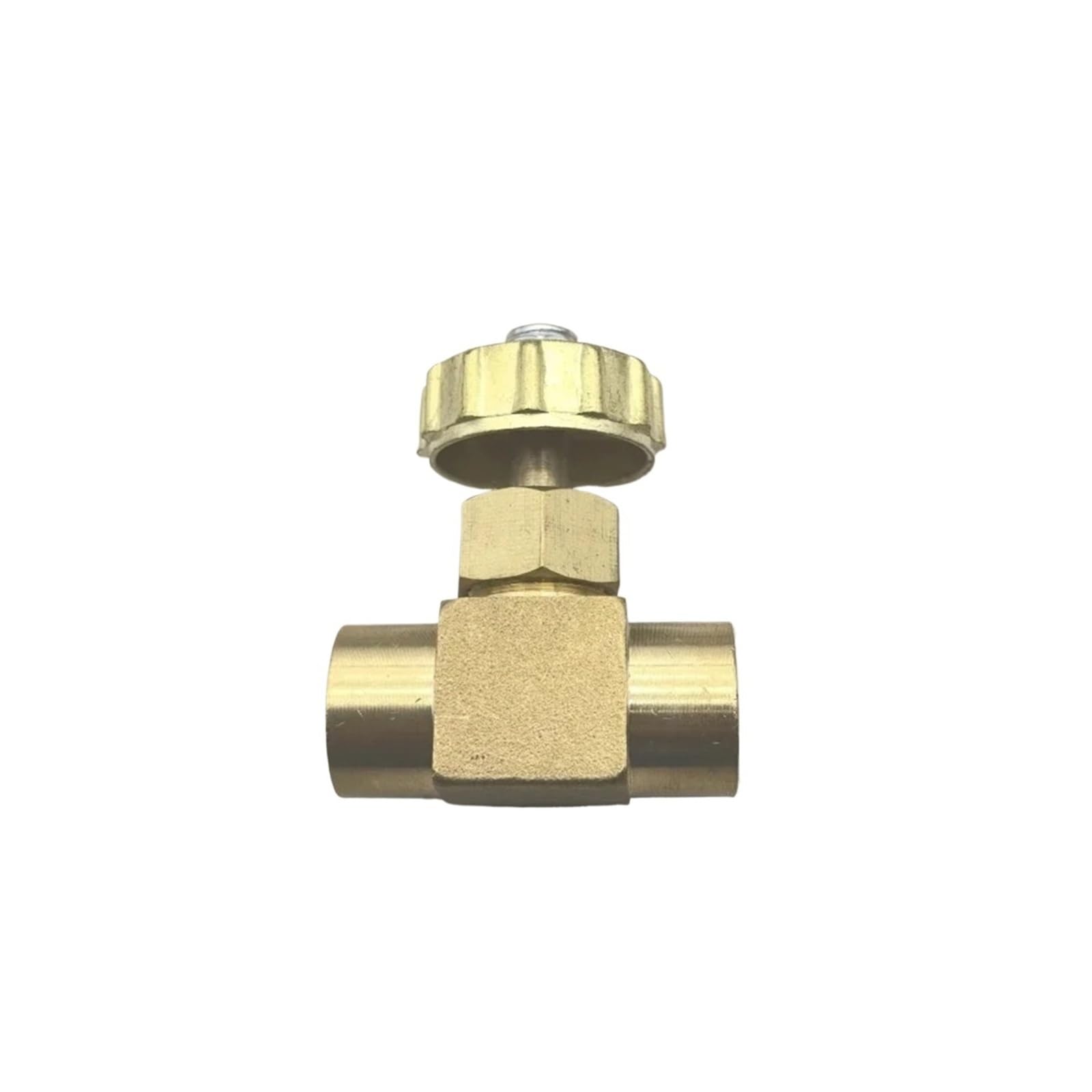 Vanne à aiguille en laiton Angle droit F1/4 F1/8 accélérateur de débit hydraulique