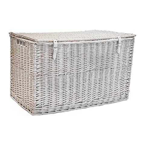 Extra Large Hand-Woven Wicker Storage Basket Cover
