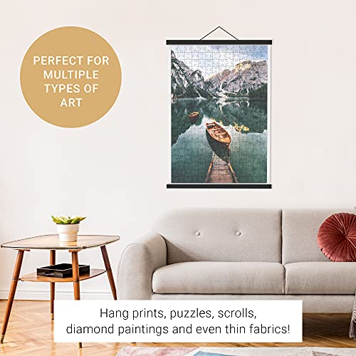 Postermate Magnetic Poster Hanger, Birchwood, Hang Canvas Print Artwork Wall, Magnetic Poster Frame For Posters, Prints, Photos, Pictures, Maps, Scrolls, And Canvas Artwork 24X36 24X32 24X18 #TOP1