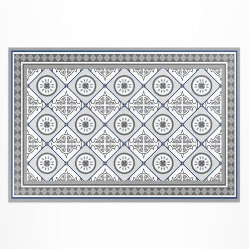 Tapis extérieur losanges géométriques résistant aux UV et pluie - 2