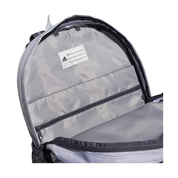adidas Prime Backpack, Two Tone White/Onix Grey/Sky Tint Blue, One Size