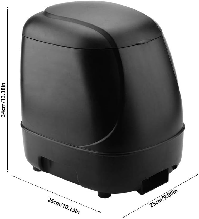 Automatic Fish Feeder, Outdoor Intelligently Large Capacity Fish Feeding Dispenser Timer Automatic Farms Fish Feeder(Without Battery)