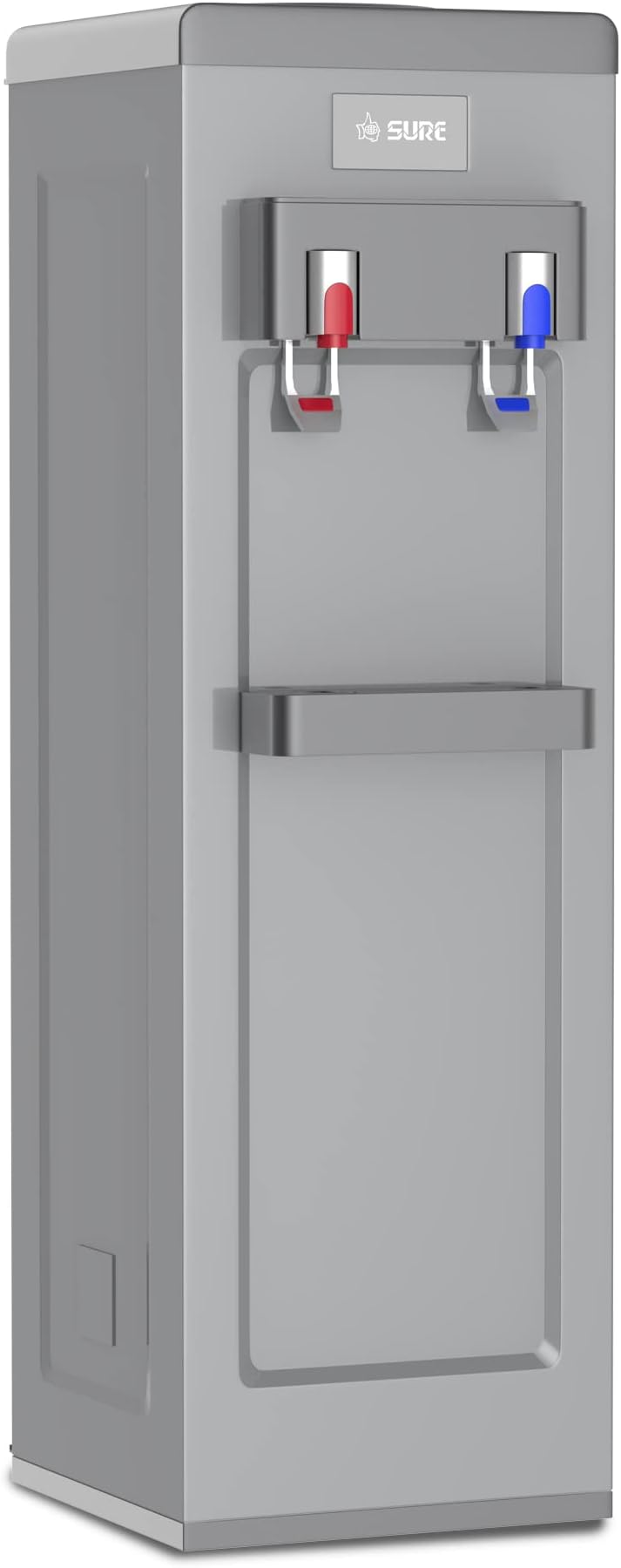 Sure Water Dispenser Top Loading, Hot & Cold Temperature, Best For Home Office And Kitchen, Grey Colour, Sf1801Bm"Min 1 year manufacturer warranty"