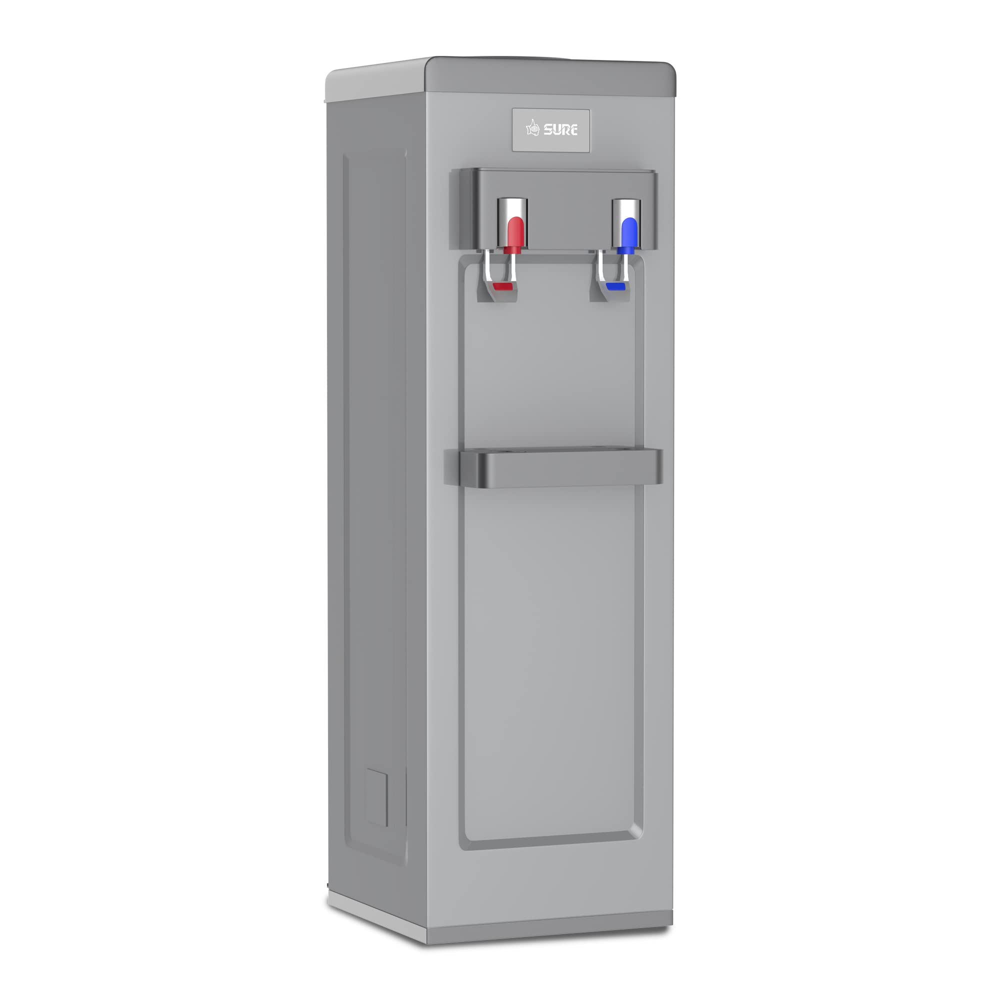 Sure Water Dispenser Top Loading, Hot & Cold Temperature, Best For Home Office And Kitchen, Grey Colour, Sf1801Bm"Min 1 year manufacturer warranty"