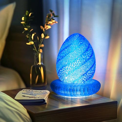 Image of IEMAI Clear PLA Filament 1.75mm Blue 1kg, Glossy Transparent Finish 3D Printer Filament Up to 600mm /s High Speed Printing for Lampshades, Home Decor & Creative DIY