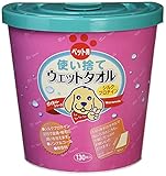 最安!フェニックス・アインツェル ペット用使い捨てウェットタオル シルクプロテイン(本体) 130枚