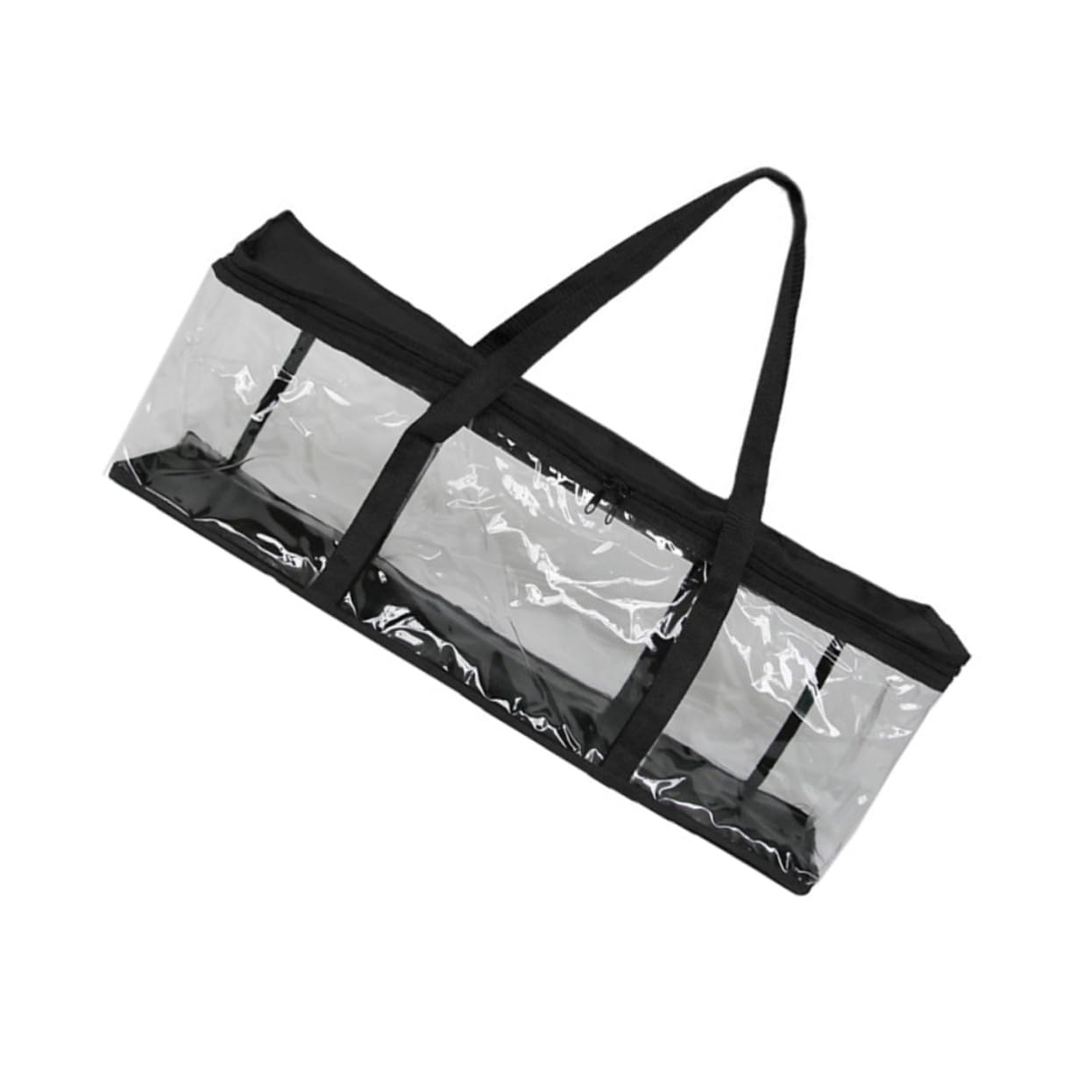 HOODANCOS Portable CD Storage Collection Bag with Zipper Closure Lightweight Dvd Organizer with Reinforced Handles for Video Games Books and Media Protection