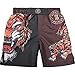 Hardcore Training Tiger Boxing Shorts Kids MMA Boxe BJJ Fitness Pantaloncini per Bambini Esercizio (16 Years)