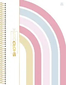 Kit de Caderno, 01 Matéria, Capa Dura, Colegial Sharpdash com App Digital, 80 Folhas, Animativa, Pacote com 4 Unidades
