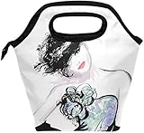 Einfach als Lunchpaket, Picknicktasche, Kleinigkeitenbeutel oder Einkaufstasche zu verwenden. Die Unisex-Lunch-Tasche eignet sich nicht nur für Arbeit und Universität, sondern auch für Outdoor-Aktivitäten wie Angeln, Wandern, Picknicks usw.