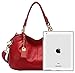 Obosoyo Women's Handbag Genuine Leather Tote Shoulder Bags Soft Hot