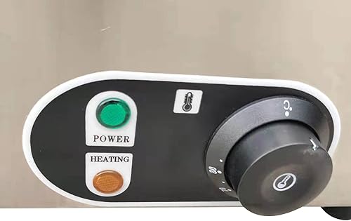 Vista 3 de Calentador de alimentos comercial, 1-Pan de acero inoxidable Mesa de vapor Calentador de alimentos 1.2KW Bain Marie Buffet Calentadores de alimentos