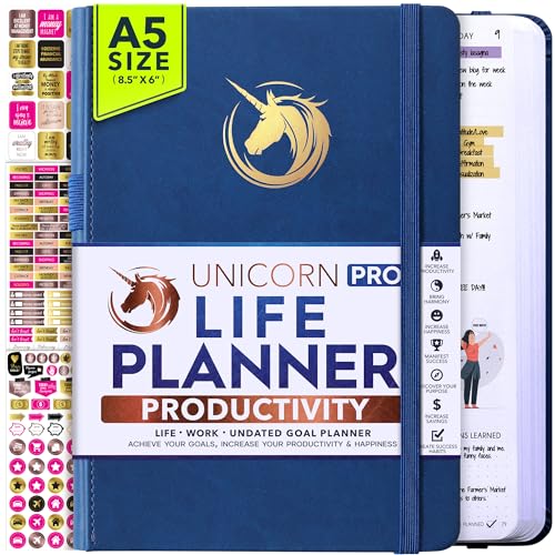 Image of Undated Daily Weekly & Monthly Planner with Budget Section
