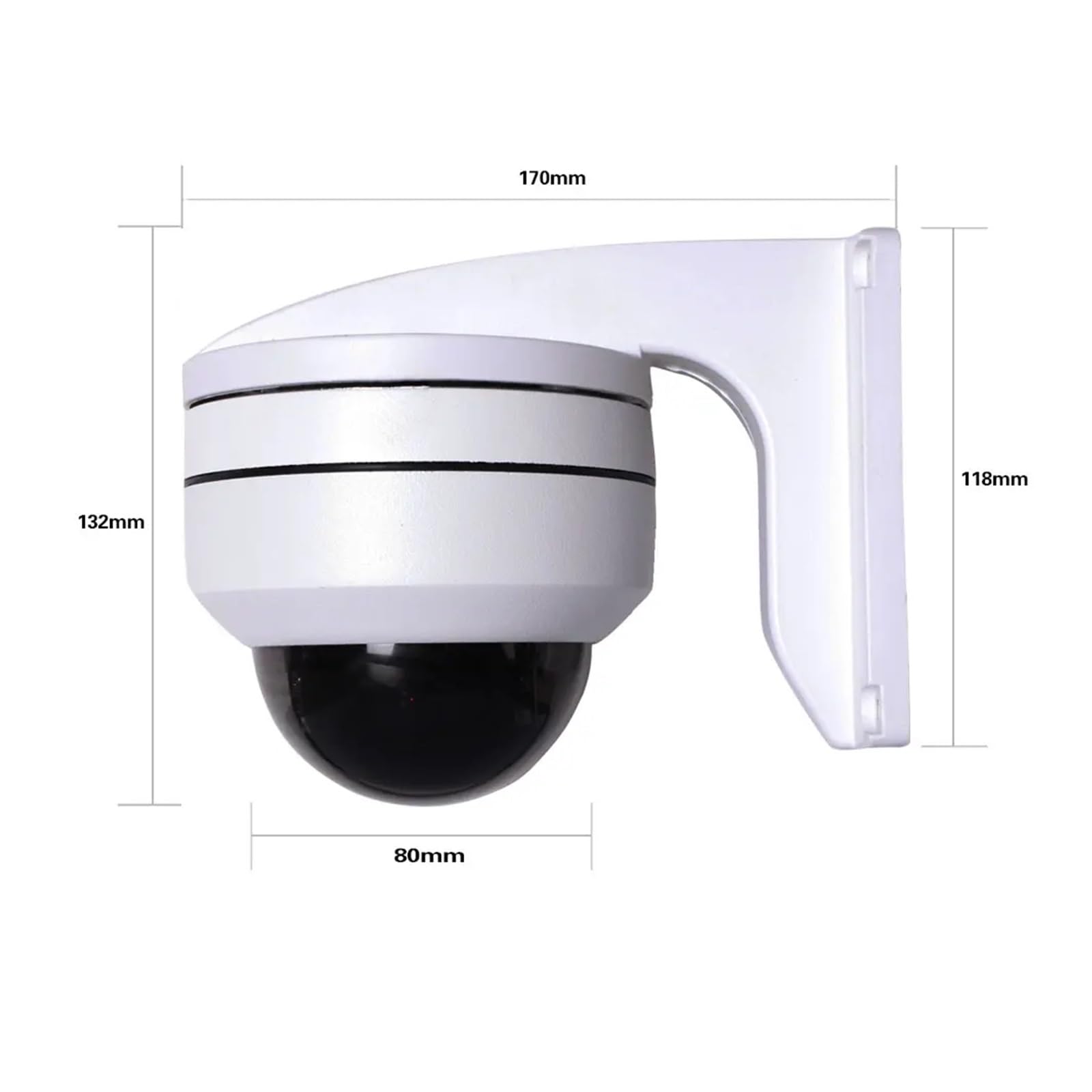 Cámara de Seguridad Domo Mini PTZ PoE de 5MP