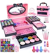 Kinderschminke Set Mädchen, Schminkkoffer Mädchen, Kids Makeup - Waschbar Schminke Kinder Mädchen...