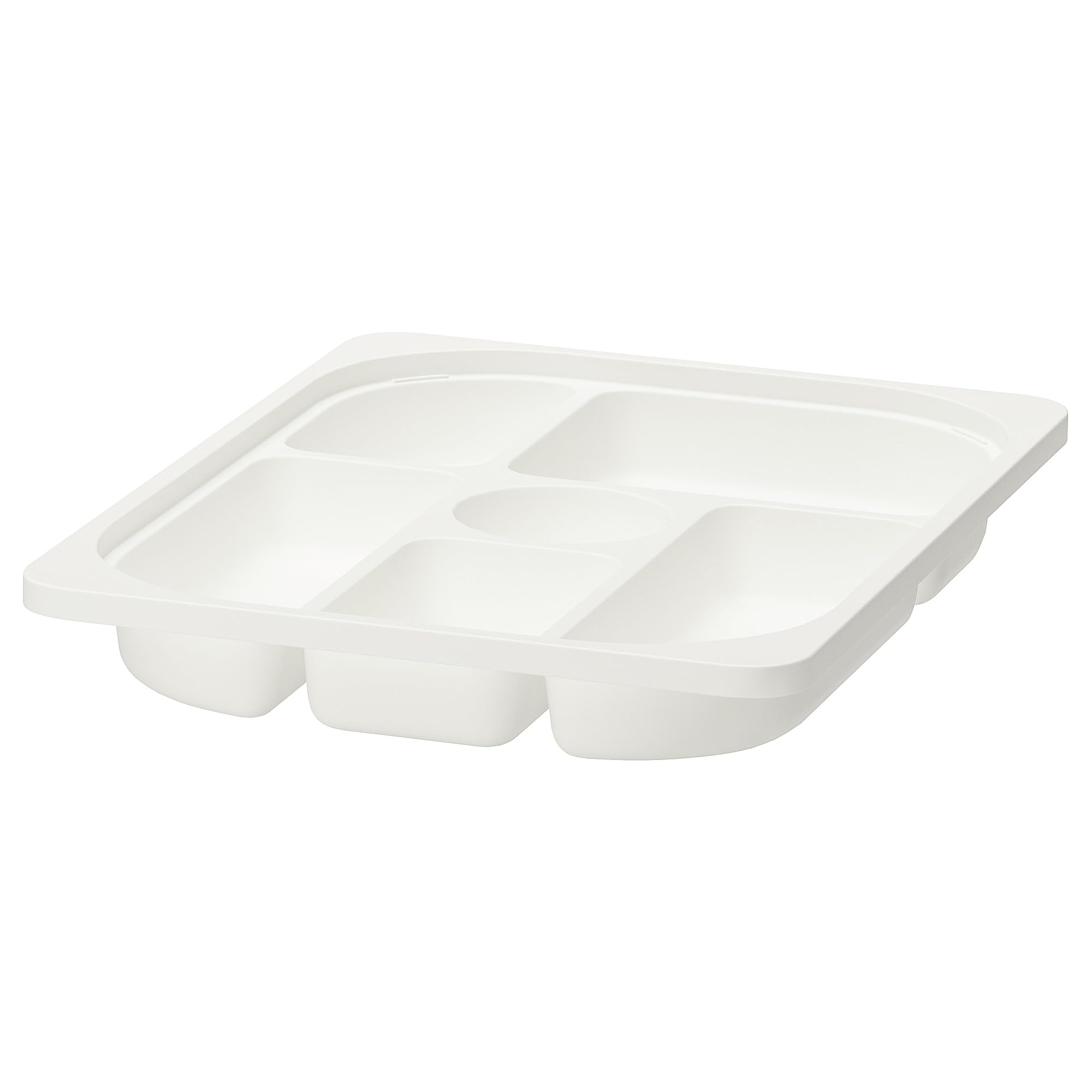 Plateau de rangement avec compartiments Trofast blanc pour ne plus perdre les pièces