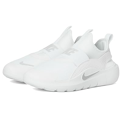 Nike Kids Flex Runner 4 (Big Kid) Kids Shoes White/Platinum Tint/White