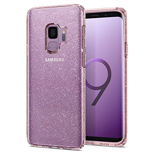 Spigen Liquid Crystal Designed for Samsung Galaxy S9 Case (2018) - Glitter Rose Quartz