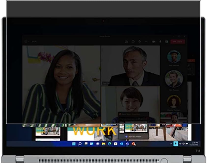 Privacy Screen Protector, compatible with Lenovo ThinkPad T14 Gen 3 touch 14" Laptop Anti Spy Film TPU Guard （ Not Tempered Glass Protectors ）