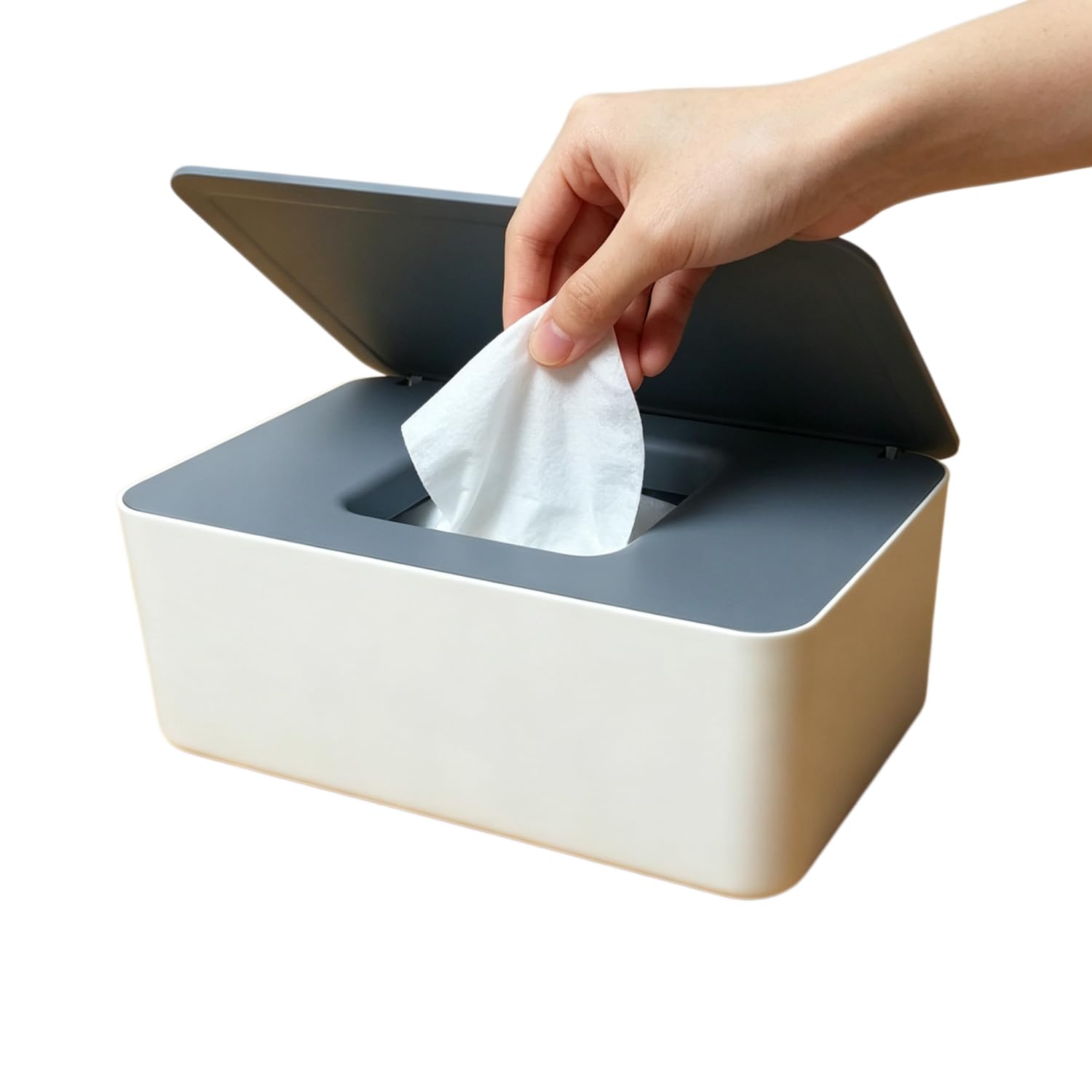 Baby Wet Wipe Dispenser, Baby & Adult Wipe Holder for Home Bathroom, Kitchen, Bedroom, Living Room, Office, Multi - use Storage Case for Dry Wipes & Masks