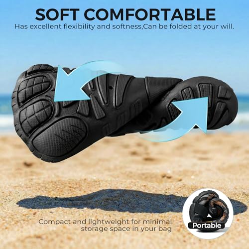 Image of SEEKWAY Barefoot Water Shoes for Kids - Wide Toe Box and Quick-Dry Sand Shoes Toddler for Hiking Swim Beach Pool Kayak Sport Accessories, Camping Essentials Must-Haves for Boys Girls Sizes