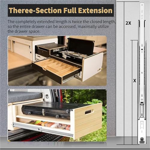 Guías para cajones perfectas para furgonetas camper y talleres profesionales 5