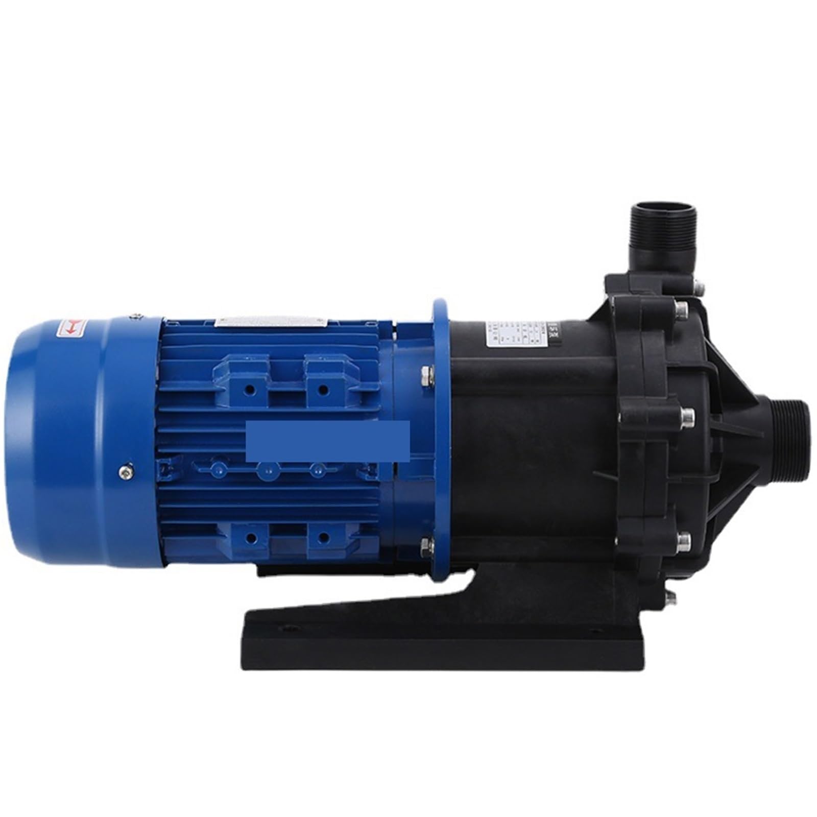 Bomba magnética de 380 V y 2,2 kW, for tratamiento de aguas residuales, bomba centrífuga de accionamiento magnético resistente a la corrosión. Instrumento de medición(PVDF)