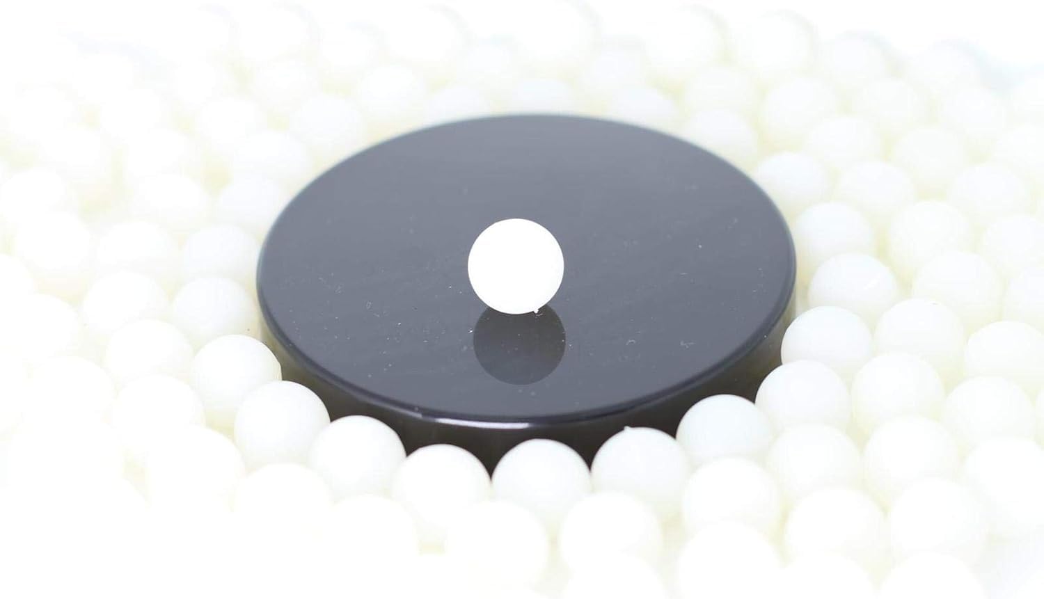 Glowing Rubber Balls in 68 Cal. 100 pcs Premium Quality Paintballs Resuable for Training & Home Defense Pistols in .68 Caliber