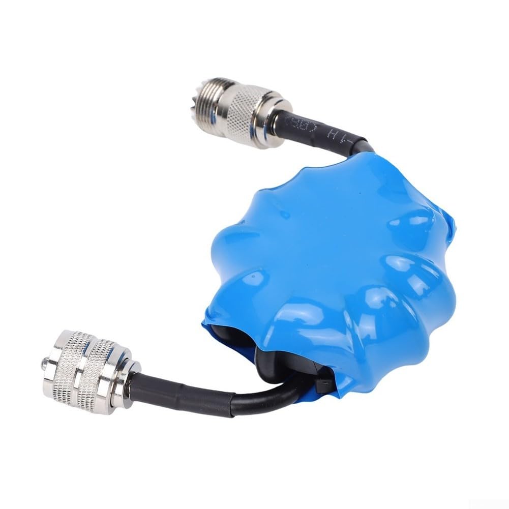 Balun de corriente 1:1 Estrangulador de modo común para antenas 1.8-30MHz 45mm ferrita 100W PEP conector RF