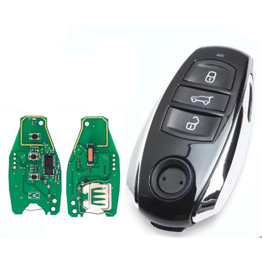 für VW Touareg 2010-2014 HitagCVGA PCF7945AC Chip 433Mhz 868Mhz Smart Remote Autoschlüsselanhänger 3 Tasten (868MHz)