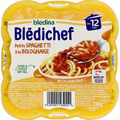 Blédina Petits Spaghetti à la Bolognaise, dès 12 mois, 230g