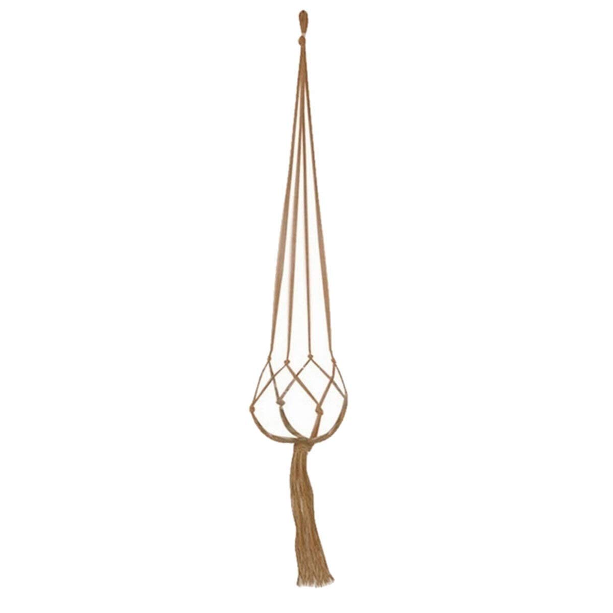 Suspension plante 90cm en corde tressée pour panier suspendu et pot de jardin - Lot de 5