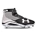 Under Armour Men's Hammer Detachable Football Shoe, Black (011)/White, 13