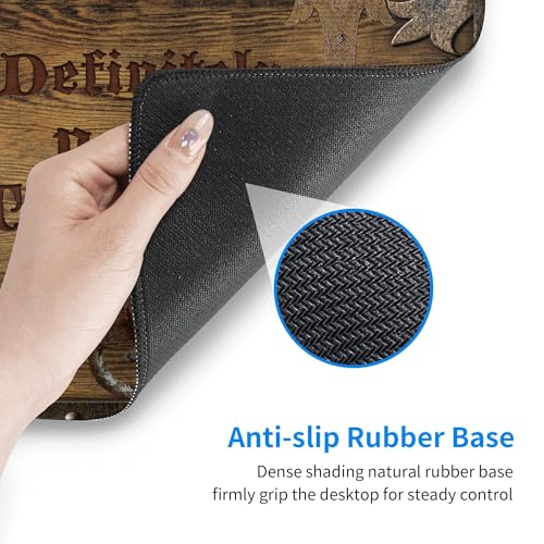 Image of Decorative Wooden Stove Top Cover for Electric Stove 28 inch x 20 inch Funny Trap Door Glass Flat Top Stove Mat Oven Induction Cooktop Mat for Ceramic Countertop Mats Heat-Resistant Dish Drying Mat