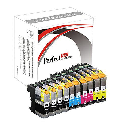 10 PerfectPrint compatibele inktcartridge vervangen LC225XL/227XL voor Brother Printers MFC-J4420DW J4620DW J4625DW