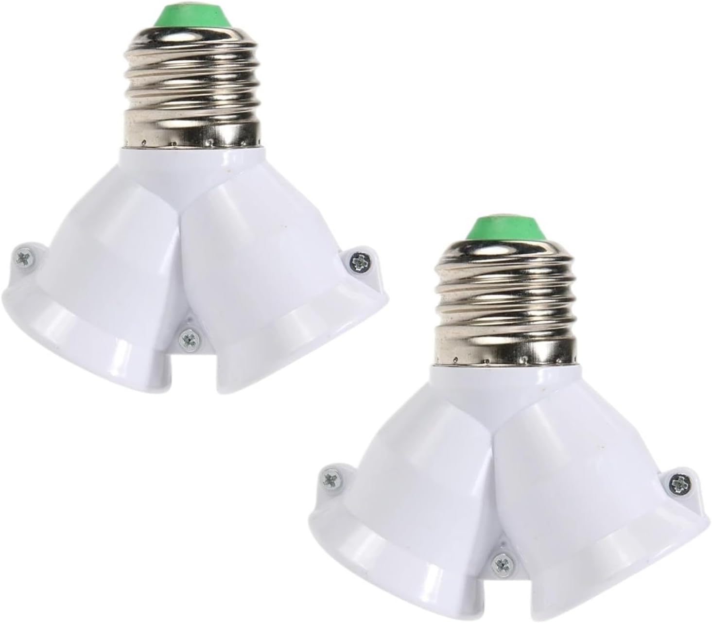 Straight Tube Lamp Stems 6Pcs Double E27 Socket Base Extender for Light Fixture Assembly Or Repair