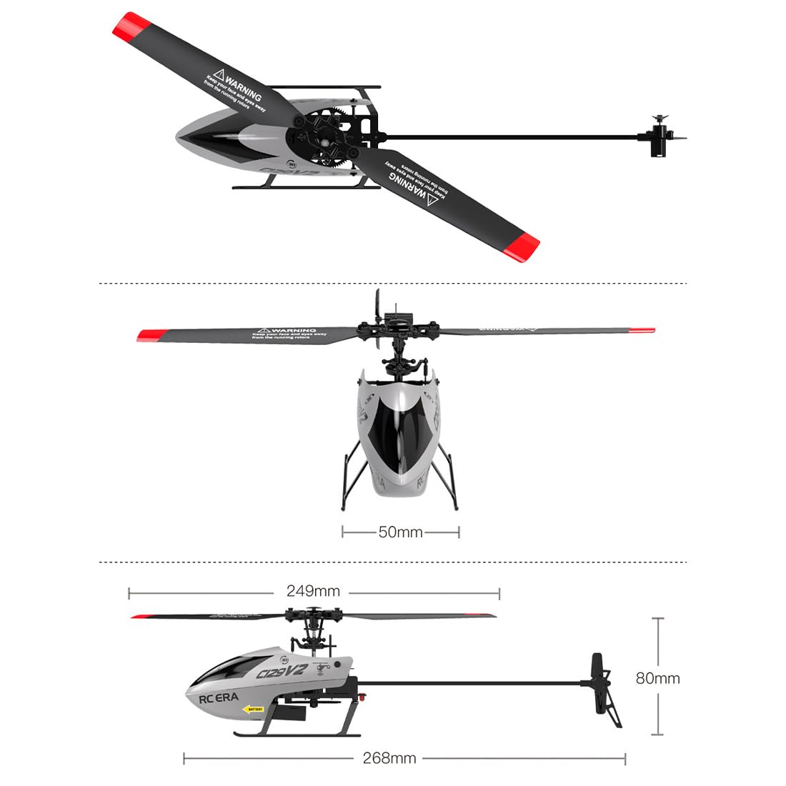 Helikopter RC, C129 zdalnie sterowany helikopter, 2,4 G RC 4CH kaskaderski model samolotu wojskowego, gry na świeżym powietrzu (RTF)
