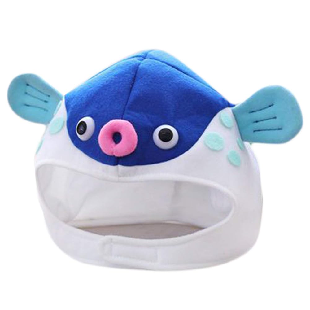 Amazon.co.jp: Ladruph かわいい 動物帽子 魚帽子 ぬいぐるみ コスプレ