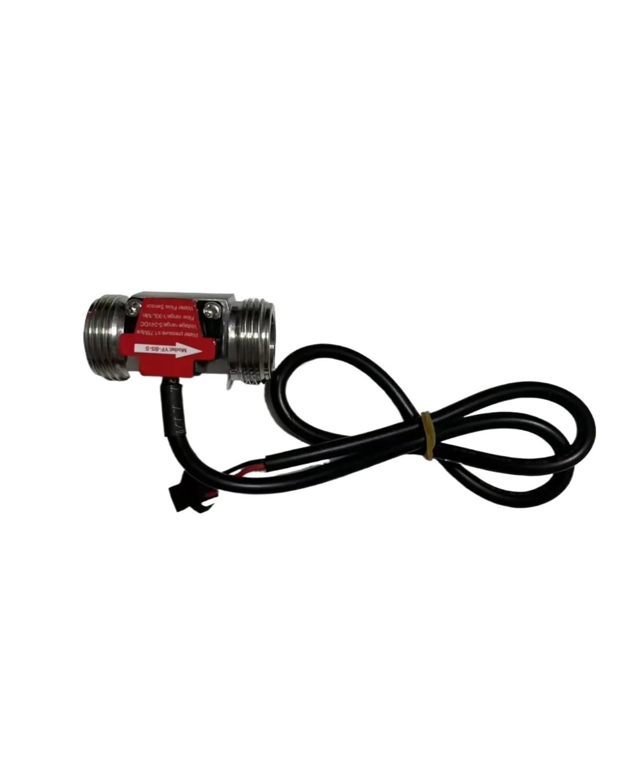 BALYDLUL Electromagnetic Flow Sensor, Flow Rate YF-B5-S, 6 Stainless Steel Flow Meter,YF-B1-S 4points 50mm(YF-B5-S 6points 50mm)