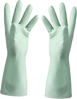 Homoyoyo 1 Par De Luvas De Borracha Para Tarefas Domésticas Antiderrapantes Luvas De Cozinha Luvas De Borracha Luvas De Látex Luvas Para Lavar Louça Luvas Para Acessórios De Cozinha Luvas