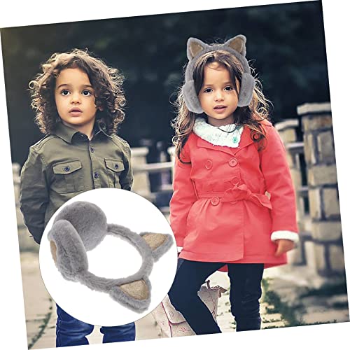 BESTYASH Lovely Cat Ear Plush Earmuff for Warm Winter Ear Covers Soft Skin Friendly for Outdoor Activities School3