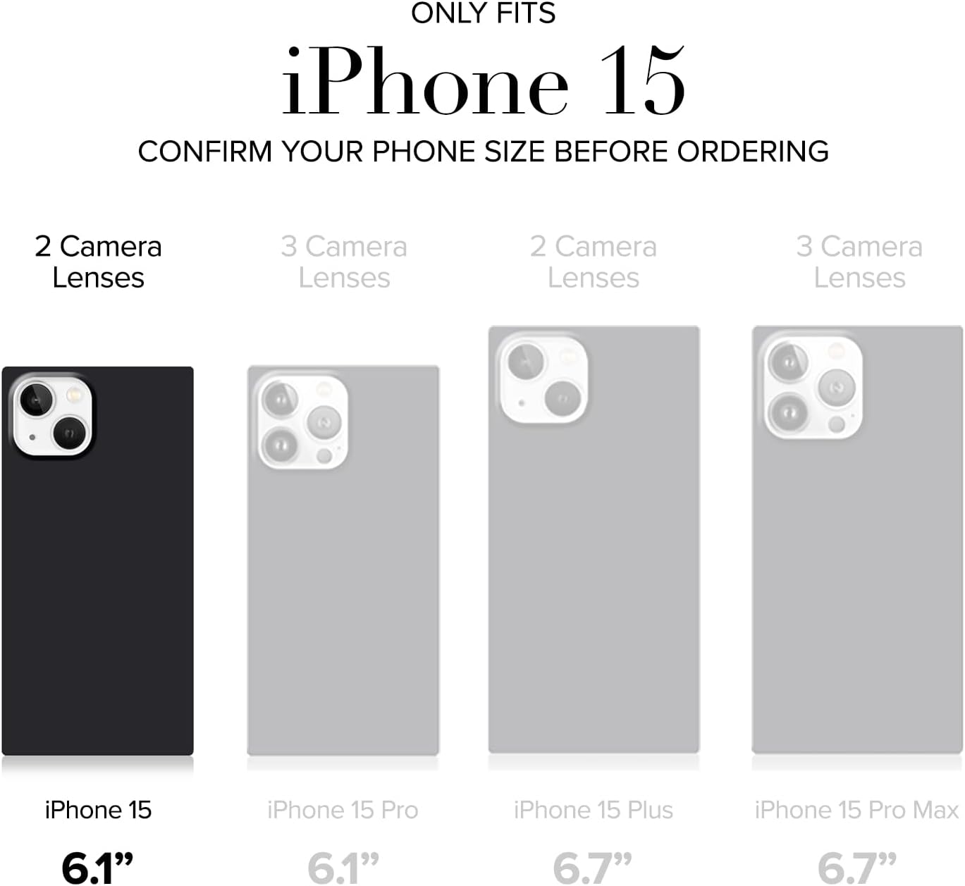 Flaunt Official Square Protective Case - Compatible with iPhone 15 - Wireless Charging - Stylish Drop Tested Shockproof Phone Case - (Rainbow Confetti Tortoise Shell) - Image 5