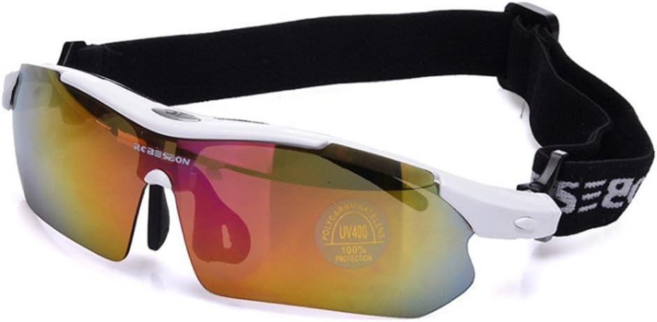 Female, sunglasses, outdoors, sports, five groups of lenses, white frame, E0052