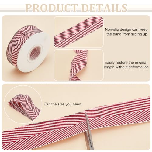 PH PandaHall 9.8 Yard Craft Striped Ribbon - Image 4