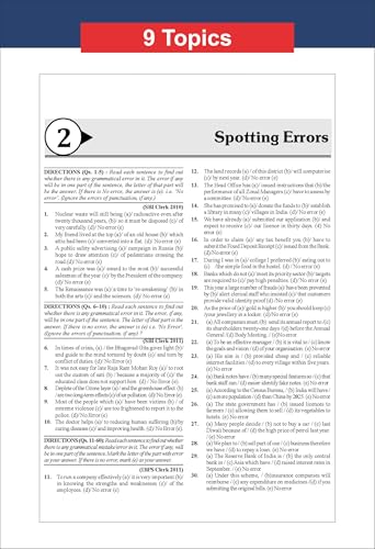 Image of Disha 126 Topic-wise English Language Previous Year Question Bank for IBPS / SBI / RRB / RBI Bank Clerk / PO Prelim & Main Exams (2010 - 2026) 10th Edition | 100% Solved General English PYQs