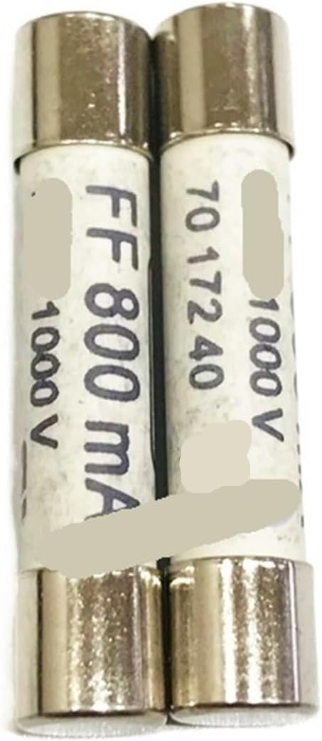 Fusibili a cartuccia in ceramica, Fusibili for tubi in ceramica ad azione rapida 10 pezzi 6,3x32mm 1000V(FF800mA 1000V)