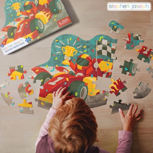 Stephen Joseph, Shaped Jigsaw Puzzle, 40 Pieces Preschool Toddler Puzzle, Bunny by Stephen Joseph - Image 2