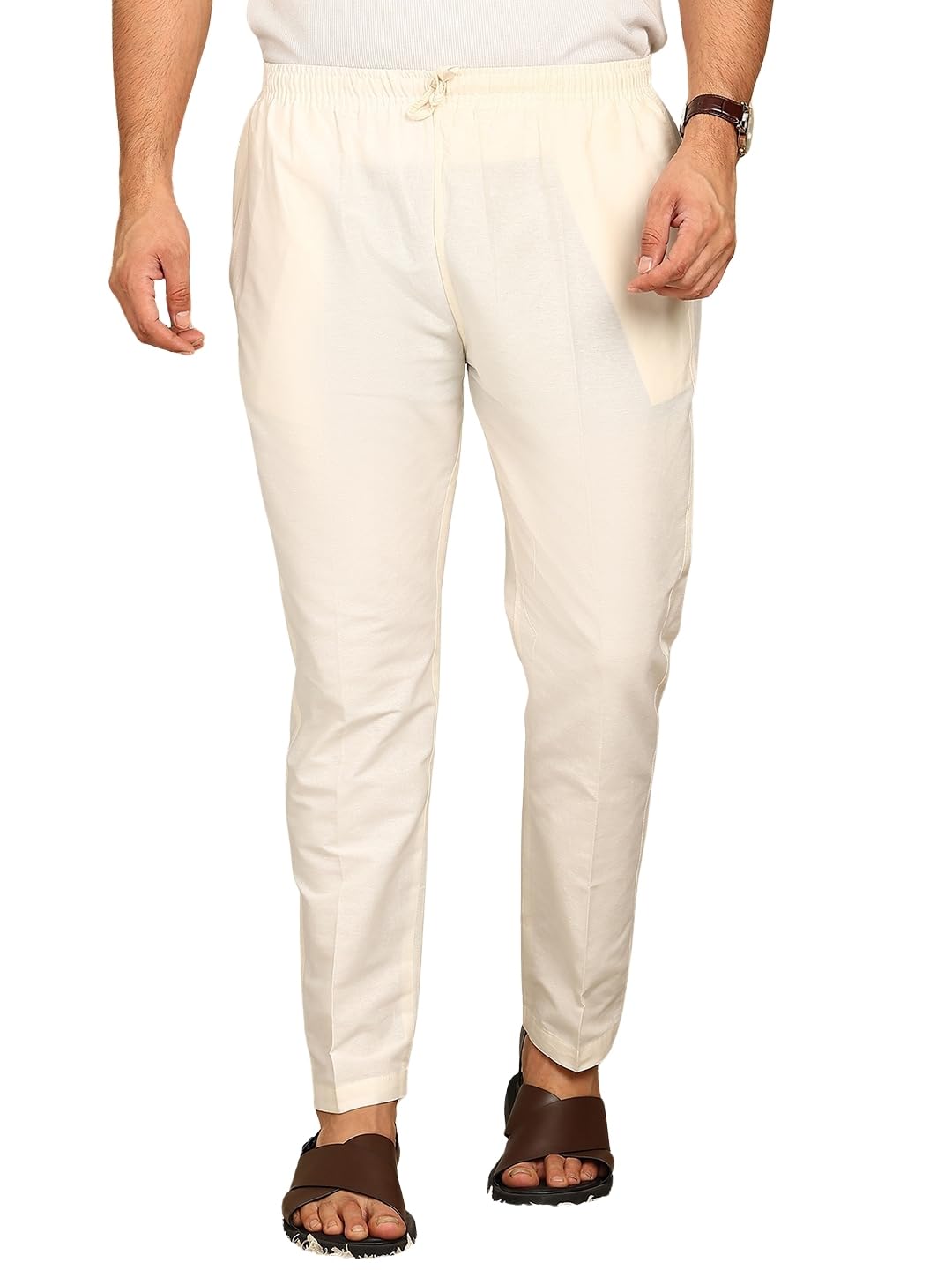see designs Men Solid Pure Cotton Pyjama | Elasticated Waistband | Nara | Two Side Pockets-picture-12