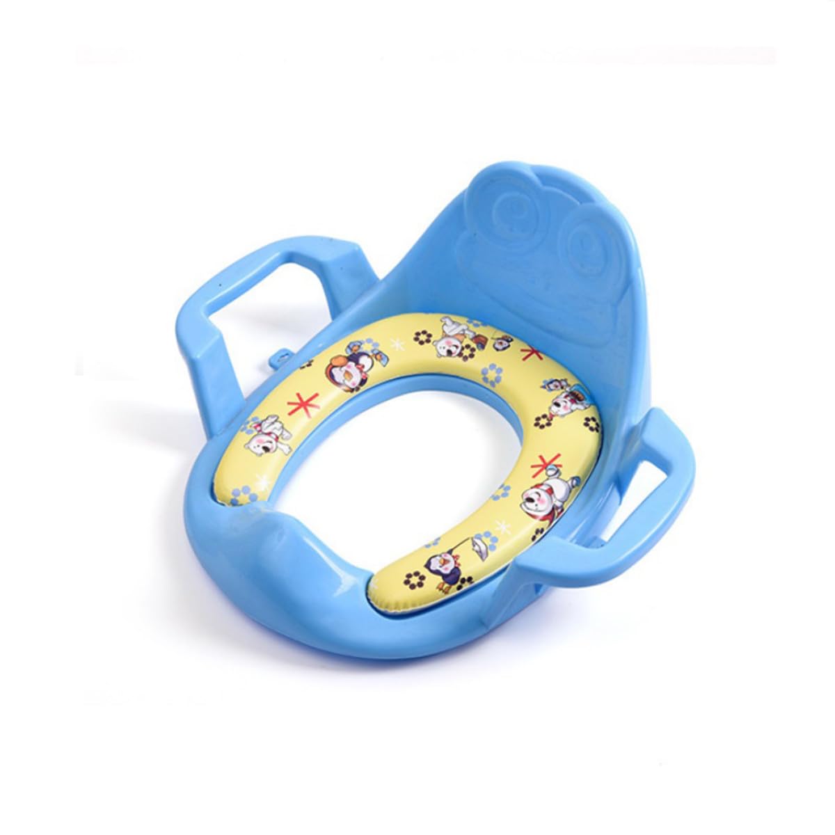 Asiento de Entrenamiento para Baño Infantil Cojín PVC 4 Piezas